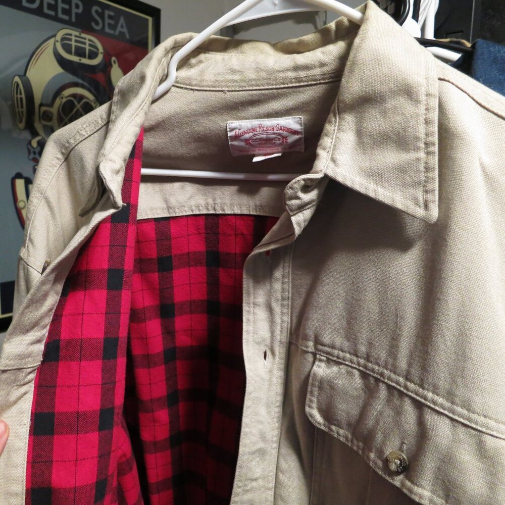 2 filson flannel lined shirt jacs shacket xl